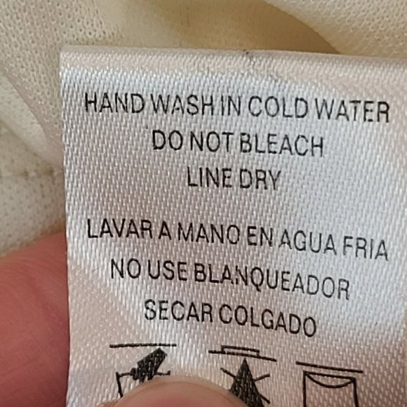 Miss Avenue Dress Womens Small Ivory Chiffon Maxi Layered Flowy Lightweight - Picture 9 of 12